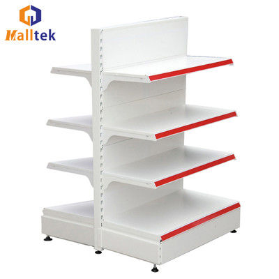 Supermarket Double Side Store Iron Gondola Shelving Rack