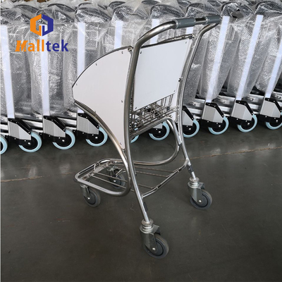 Airport Shopping Trolley For Intermational Airport Store With Basket