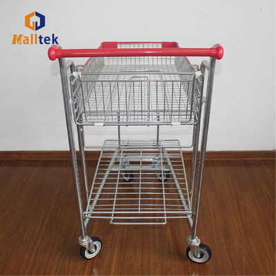 Fold Up Logistics Trolley With 5 Inch PU Wheels For Heavy Load Warehouse Transport