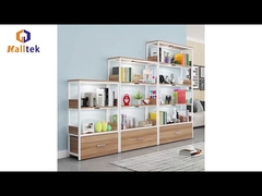 Stable Wooden Retail Display Shelves French Baroque Style