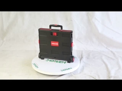 플라스틱 PVC 바퀴가 있는 핸드 폴더블 슈퍼마켓 트롤리