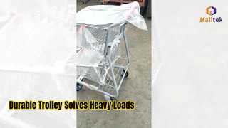 금속 슈퍼마켓 쇼핑 트롤